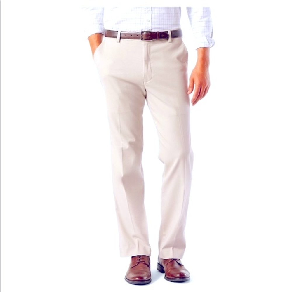 Dockers Mens Classic Straight-fit Pants, Cloud NWT